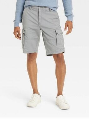 Tommy Bahama Men's Light Gray Relax Cargo Shorts